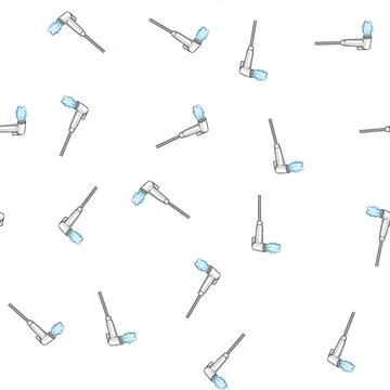 Pattern water bidet sprayer cartoon vector Illustrazione stock
