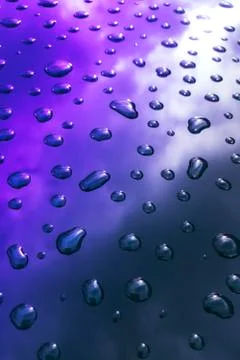Pattern of water drops 스톡 사진