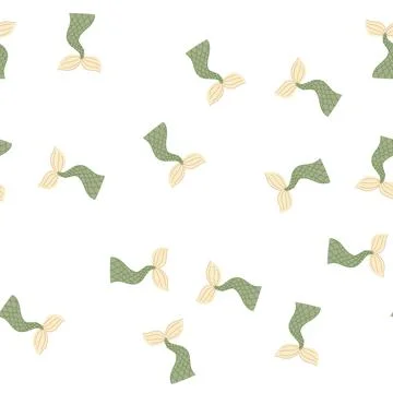 Pattern water mermaid tail cartoon vector 库存插图