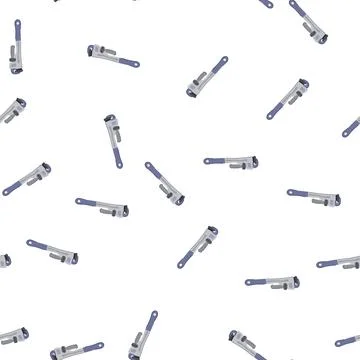 Pattern water pipe wrench cartoon vector Stock Illustration