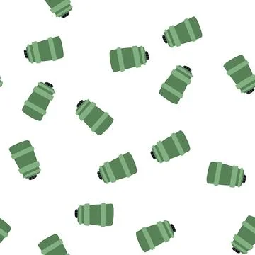 Pattern water rain barrel cartoon vector Illustrazione stock