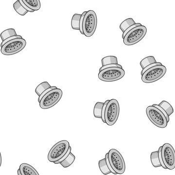 Pattern water sink drain cartoon vector Stockillustratie