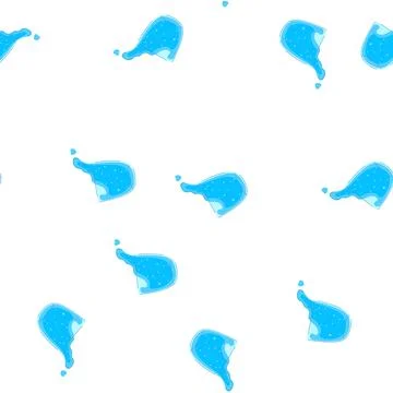 Pattern water splashing from glass creating a heart shape drop Illustrazione stock