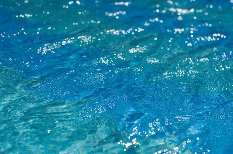 Pattern water texture in a swimming pool 스톡 사진