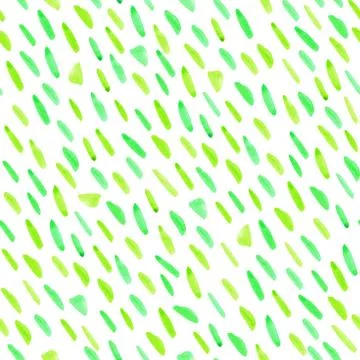 Pattern with watercolor hand drawn elements Stock Illustration