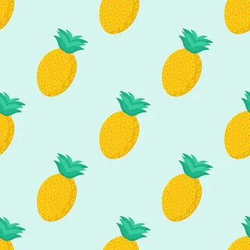 Pattern of watermelon slices on a green background Stock Illustration