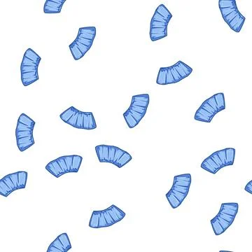 Pattern waterproof disposable shoe covers cartoon vector Stock Illustration