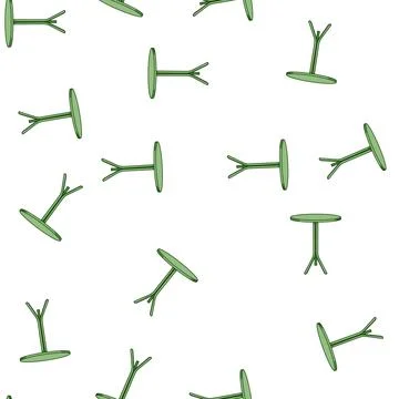 Pattern waterproof plastic table cartoon vector Stock Illustration