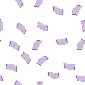 Pattern waves beach towel cartoon vector イラスト素材