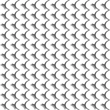 Pattern with wavy, billowy intersecting lines. Grid of irregular lines perfec 스톡 일러스트