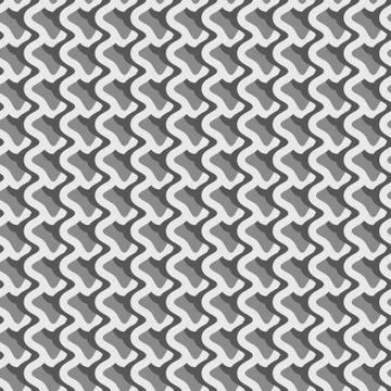Pattern with wavy, billowy intersecting lines. Grid of irregular lines perfec Stock Illustration