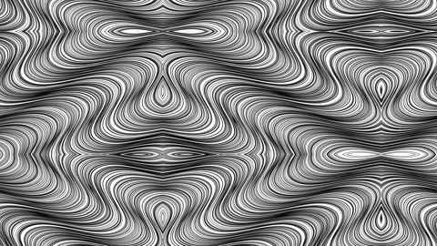 Pattern with wavy black lines(shadp5)106 Stock Footage 152058281