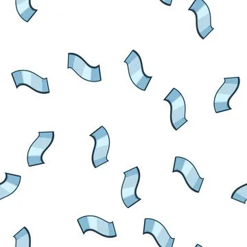 Pattern Wavy flexible blank screen display technology イラスト素材