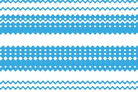 Pattern with wavy lines. Blue background. Vector illustration 스톡 일러스트