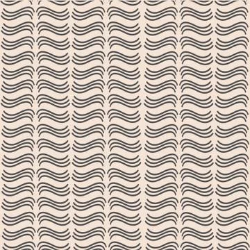 A pattern of wavy lines Stock Illustration