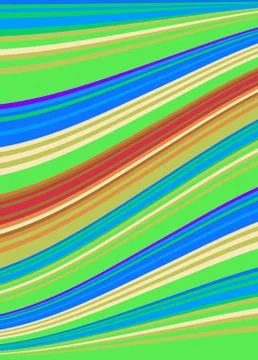 Pattern with wavy lines Stock Illustration