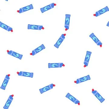 Pattern wc toilet cleaner cartoon vector Stock Illustration