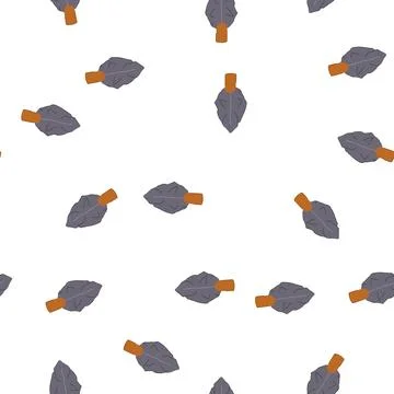 Pattern weapon arrowhead cartoon vector Stock Illustration