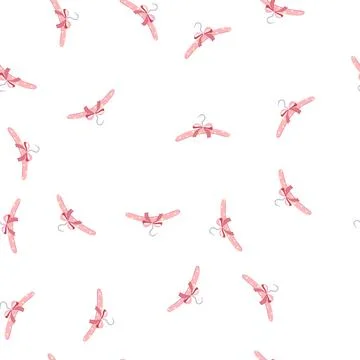 Pattern wear hanger clothes cartoon vector 库存插图