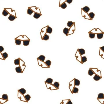 Pattern wearable glasses for the blind cartoon vector Stock Illustration