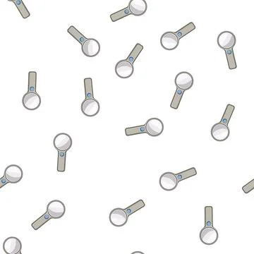 Pattern weather reading magnifier cartoon vector Illustrazione stock