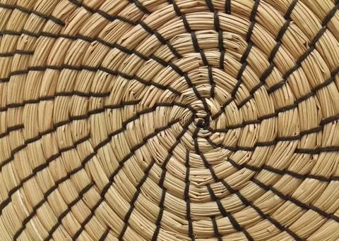 Pattern of weave mat Stock Photos