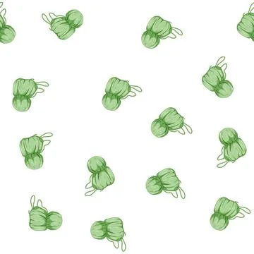 Pattern weaving ball yarn cartoon vector 스톡 일러스트