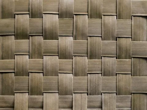 Pattern weaving of banana leaves Stock Photos