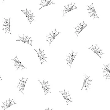 Pattern web cobweb cartoon vector Stock Illustration