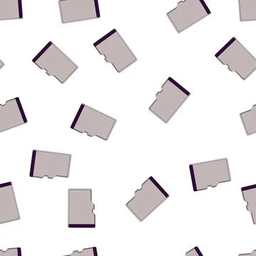 Pattern web memory card cartoon vector Illustrazione stock