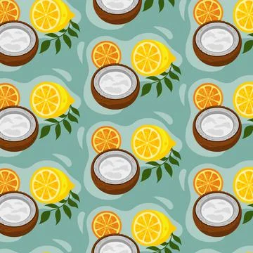 Pattern web pattern coconut background texture - Vector Illustrazione stock