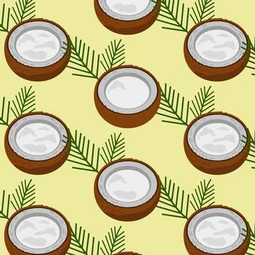 Pattern web pattern coconut background texture - Vector 스톡 일러스트