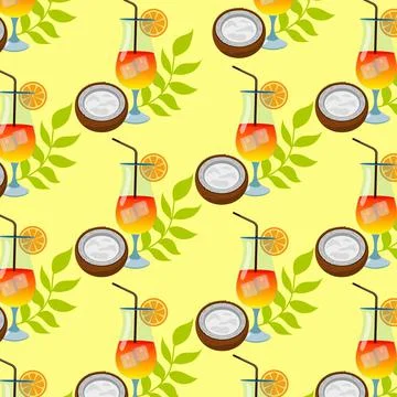 Pattern web pattern coconut background texture - Vector Illustrazione stock
