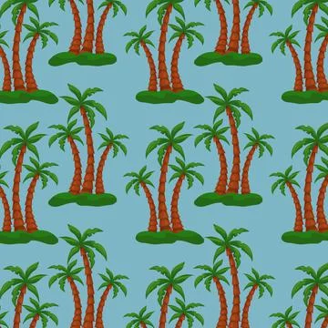 Pattern web pattern palm trees background texture - Vector イラスト素材