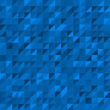 A pattern for web sites from small blue triangles of a chaotic color tone. .. Illustrazione stock