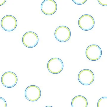 Pattern website progress bar round cartoon vector Illustrazione stock