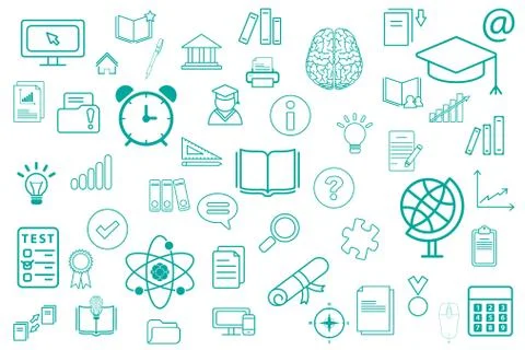 Pattern of welcome back to school. Back To School Background. Back to school Stock Illustration