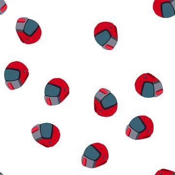 Pattern welder helmet welding cartoon vector Illustrazione stock
