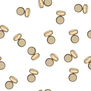 Pattern west compass cartoon vector 库存插图
