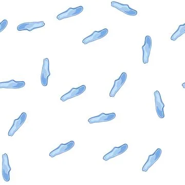 Pattern wet puddle cartoon vector イラスト素材