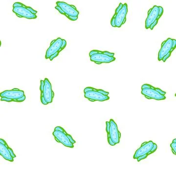 Pattern wet puddle cartoon vector イラスト素材