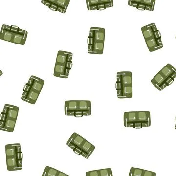 Pattern wheels carry on bag cartoon vector Illustrazione stock