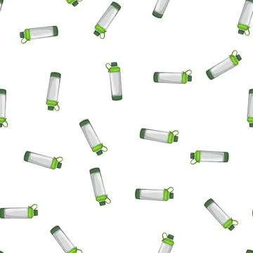 Pattern whey protein shaker cartoon vector Stock Illustration