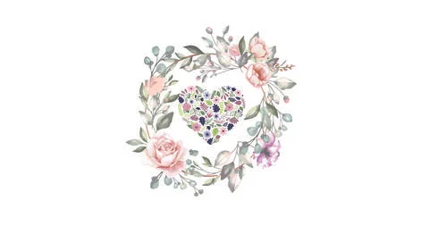 Pattern white background floral flowers spring print graphic summer colorful Stock Illustration