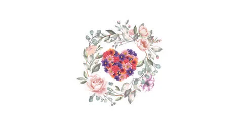 Pattern white background floral flowers spring print graphic summer colorful Stock Illustration