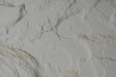 The pattern of the white cement wall. Stock Photos