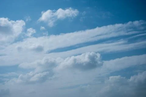 Pattern of white Clouds Fotos de archivo