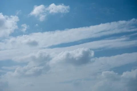 Pattern of white Clouds Fotos de archivo