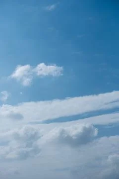 Pattern of white Clouds Fotos de archivo