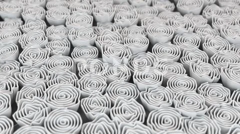 Pattern from white flowers Stock-Illustration